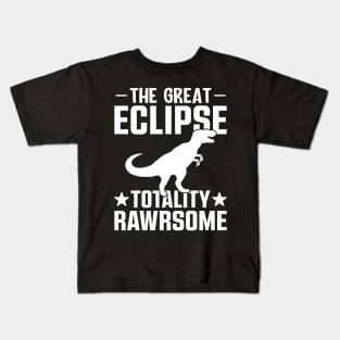 The great eclipse, totally rawrsome Kids T-Shirt